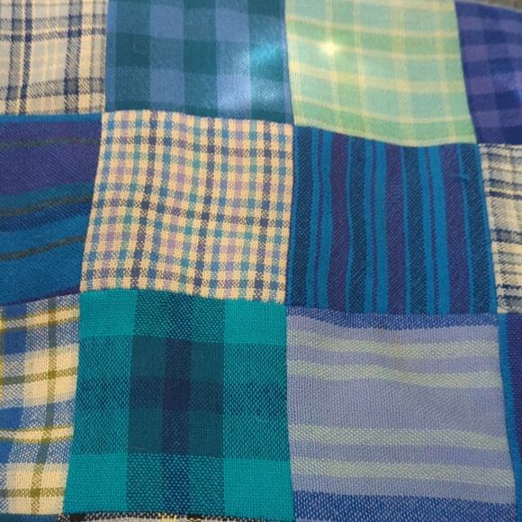 Vintage 60's Donald Davies Irish Wool Midi Skirt Patchwork Lined See Measurement - Picture 6 of 8